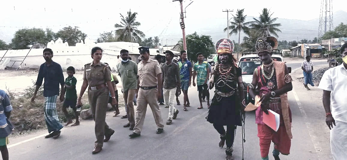 மாயக்கண்ணன், விஜயகாந்த் நூதனப் பிரசாரம்