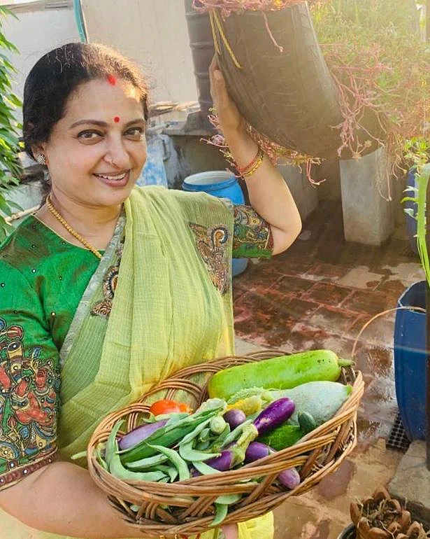 மாடித்தோட்டத்தில் சீதா