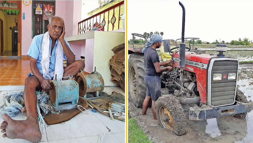 பழுதாகும் மோட்டார்கள்... தண்ணீரின்றி கருகும் பயிர்கள்!