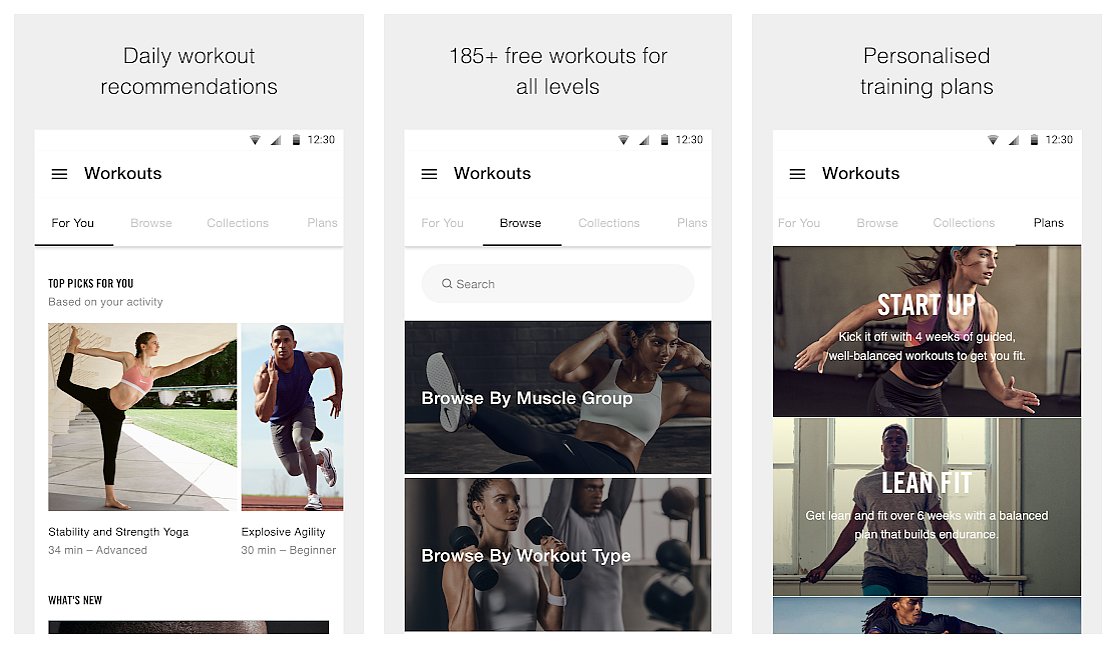 Nike Training Club (நைக் டிரெய்னிங் கிளப் )