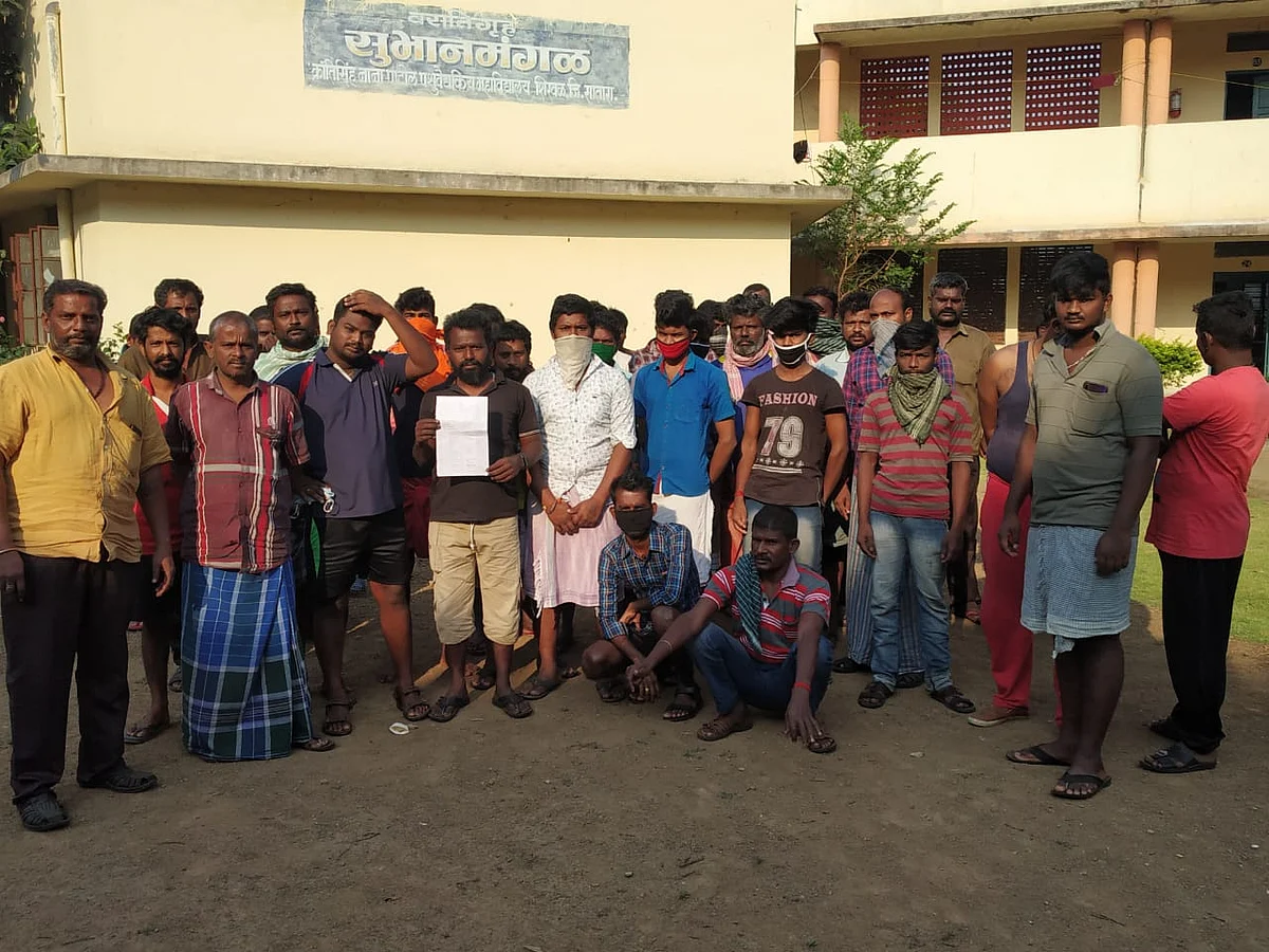 `தமிழக அரசு இமெயில் அனுப்பினால்தான் விடுவார்கள்!’ - மகாராஷ்டிராவில் தவிக்கும் லாரி ஓட்டுநர்கள்