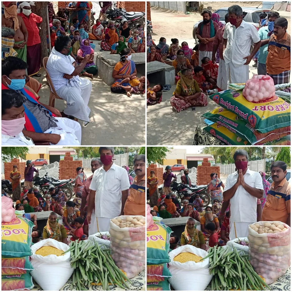 மளிகைப் பொருள்கள் உதவி