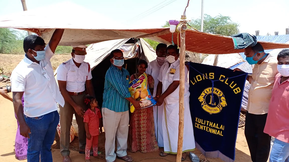 சர்க்கஸ் மக்களுக்கு உதவி