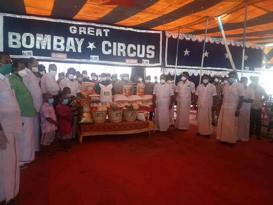 உதவிய அமைச்சர் ஆர்.காமராஜ்