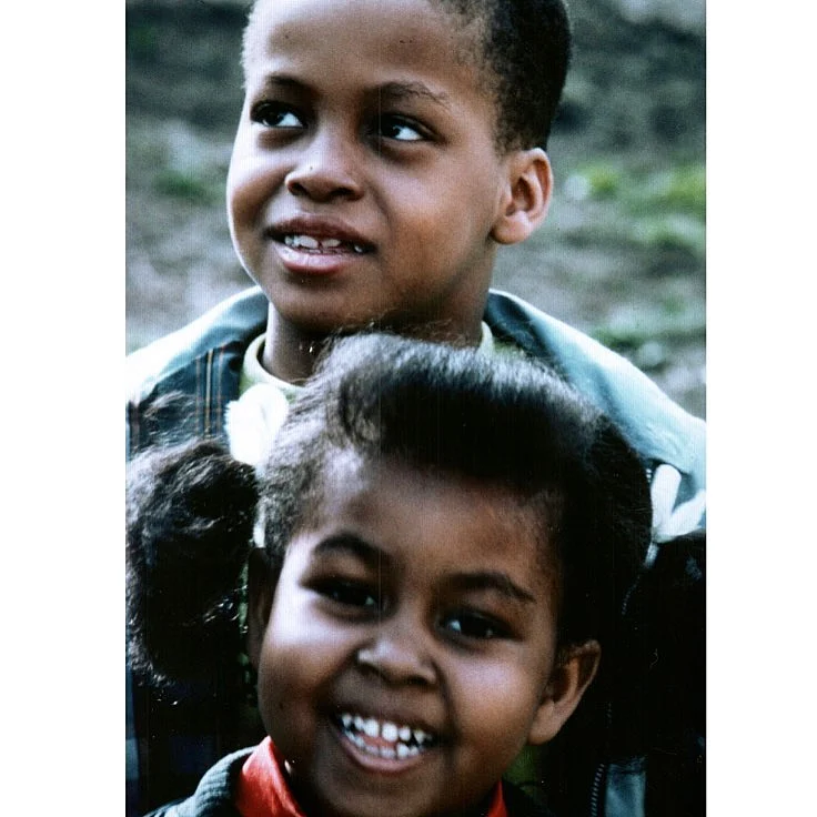 Michelle with her Brother