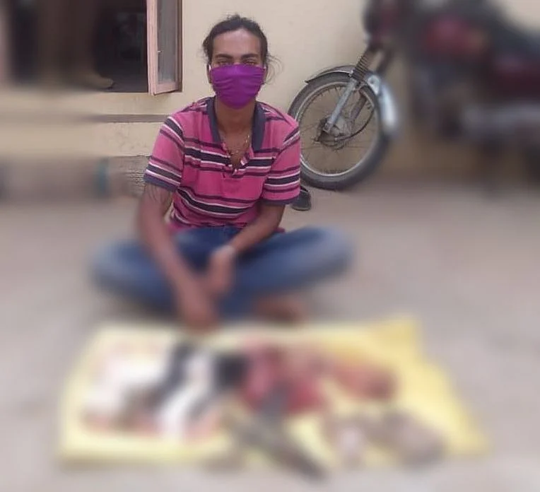 பூனைக்கறியுடன் சிக்கிய இளைஞர்