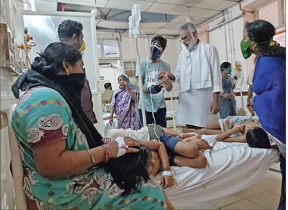 மருத்துவமனையில் சத்யநாராயணமூர்த்தி ஆறுதல்