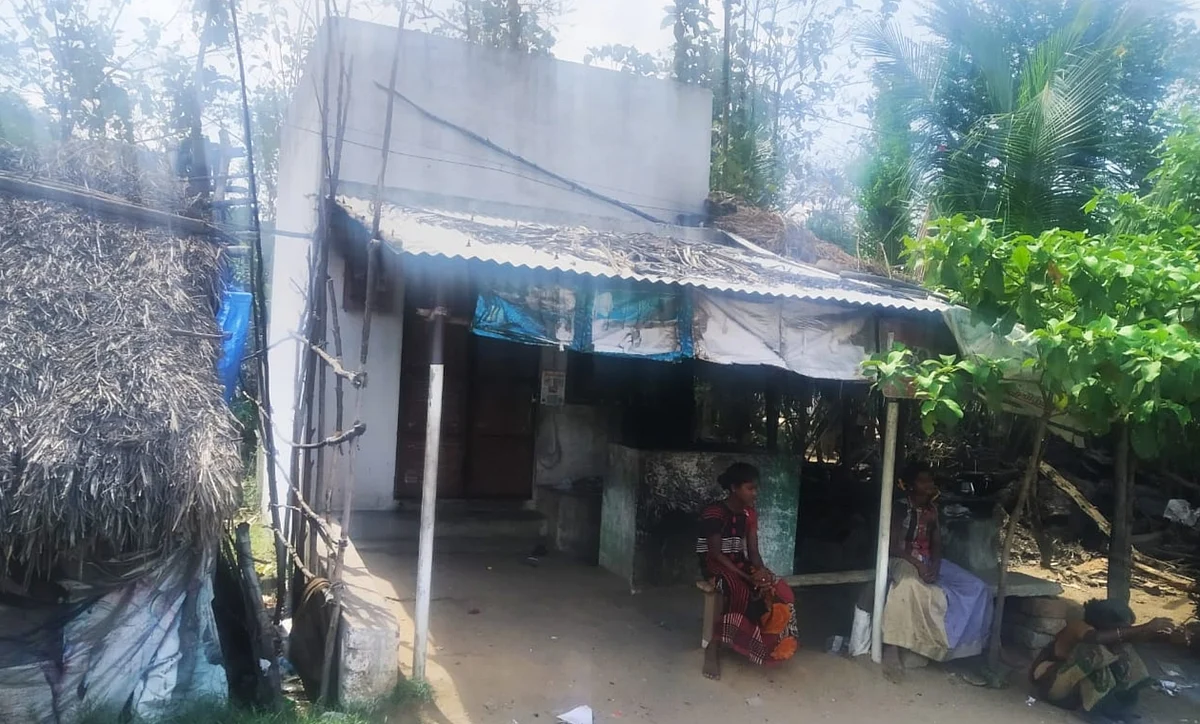 சிறுமி ஜெயஸ்ரீயின் வீடு