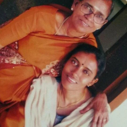 Jothimani with her mother
