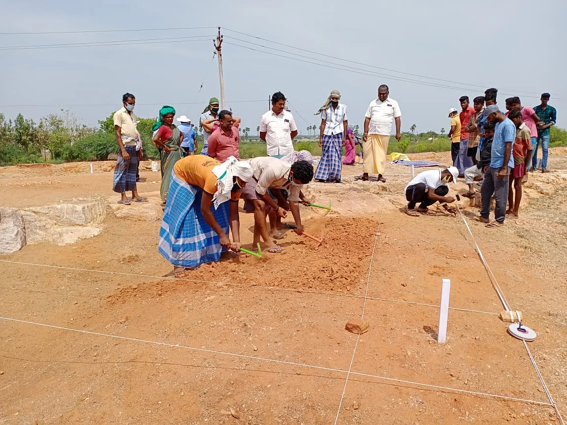 அகழாய்வுப் பணி தொடக்கம்