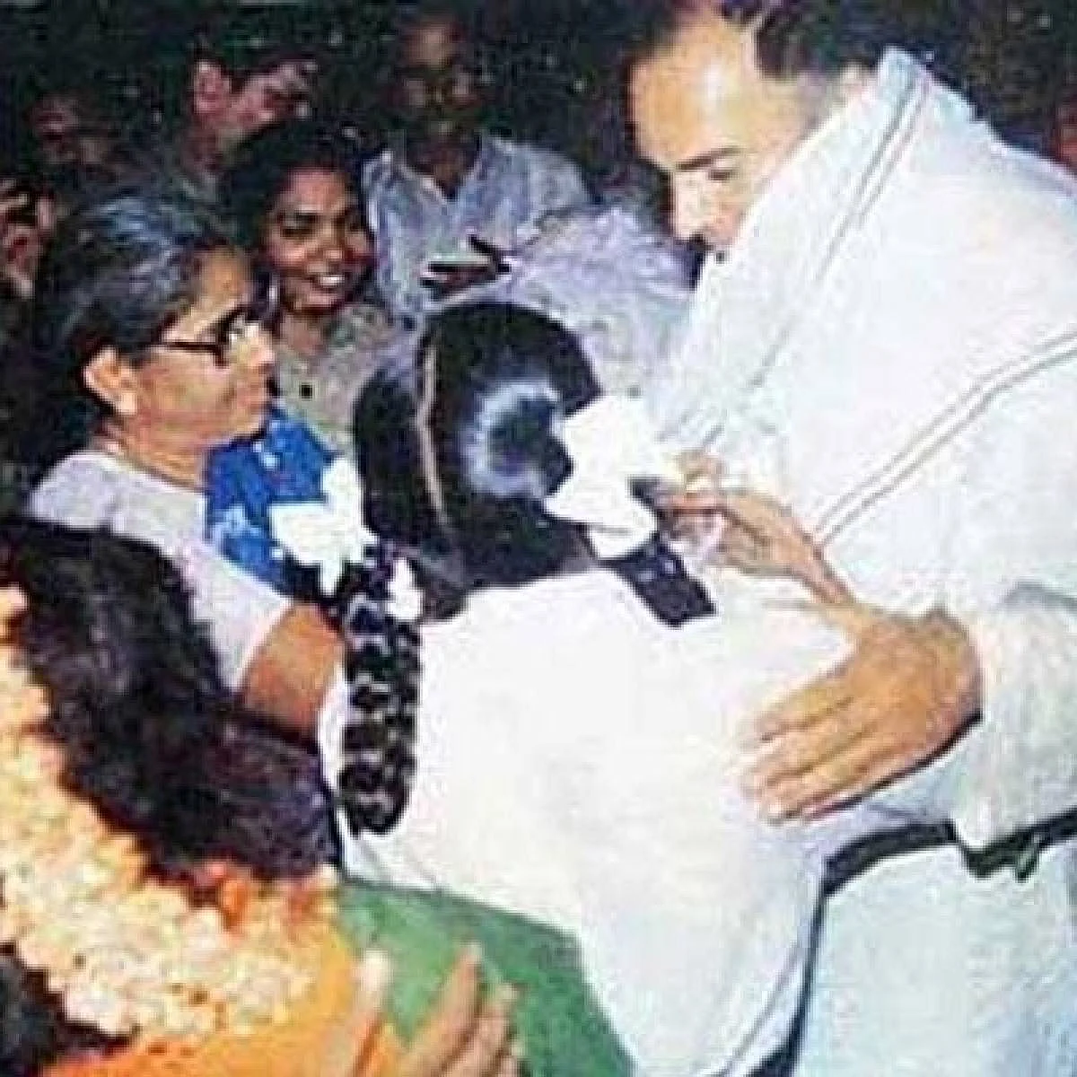 ஸ்ரீபெரும்புதூர் கூட்டத்தில் ராஜீவ் காந்தி