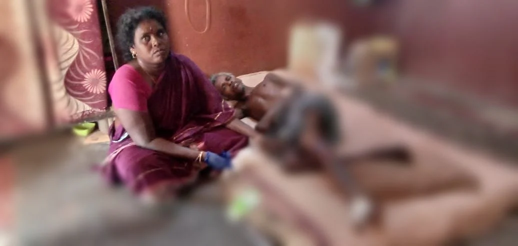 அழகேந்திரன் மனைவியுடன்