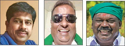 குமார் துரைசாமி, கந்தசாமி, புலியூர் நாகராஜன்