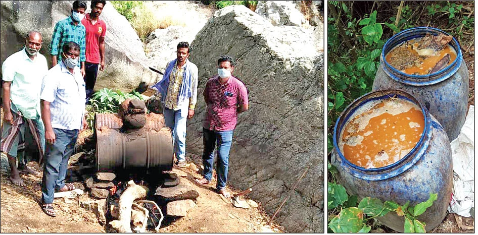 ஆறாய் ஓடும் சாராயம்!