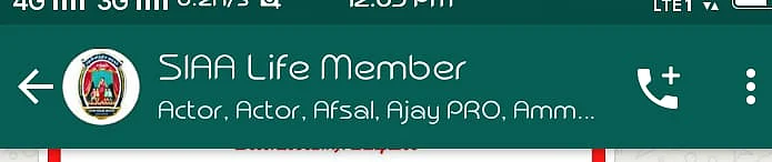 SIAA whatsapp group