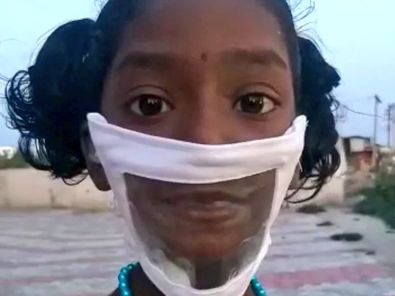 மாற்றுத்திறனாளிகளுக்கு உதடு மறைவற்ற மாஸ்க்... இந்தியாவிலேயே முதன்முறையாகத் தமிழ்நாட்டில்!