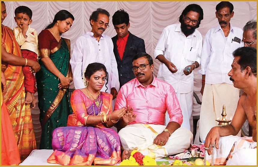 ஸ்ரீஜித் - அஞ்சனா ஜோடி.
