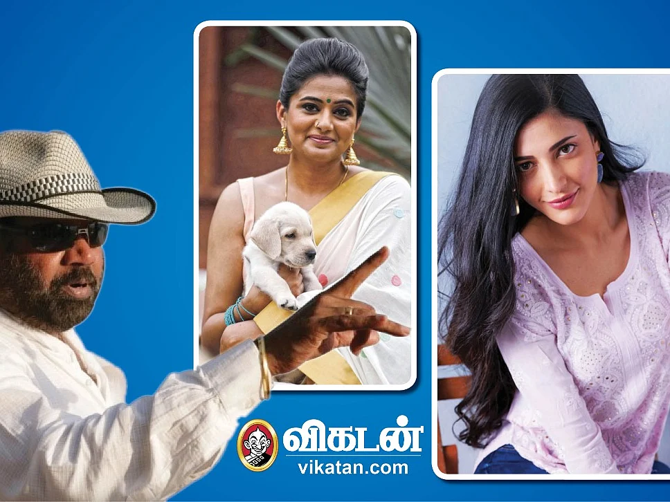 விகடன் பைட்ஸ்: `சின்னதம்பி' காமெடி பின்னணி, ஸ்ருதி ஷேரிங், `முத்தழகு' வருத்தம்!