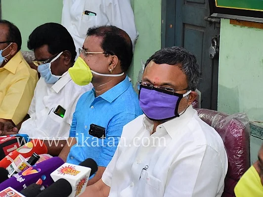 `கொரோனா காலத்தில் விரும்பிய சட்டங்களைக் கொண்டு வருகிறார்கள்!’-மத்திய அரசைச் சாடிய கார்த்தி சிதம்பரம்