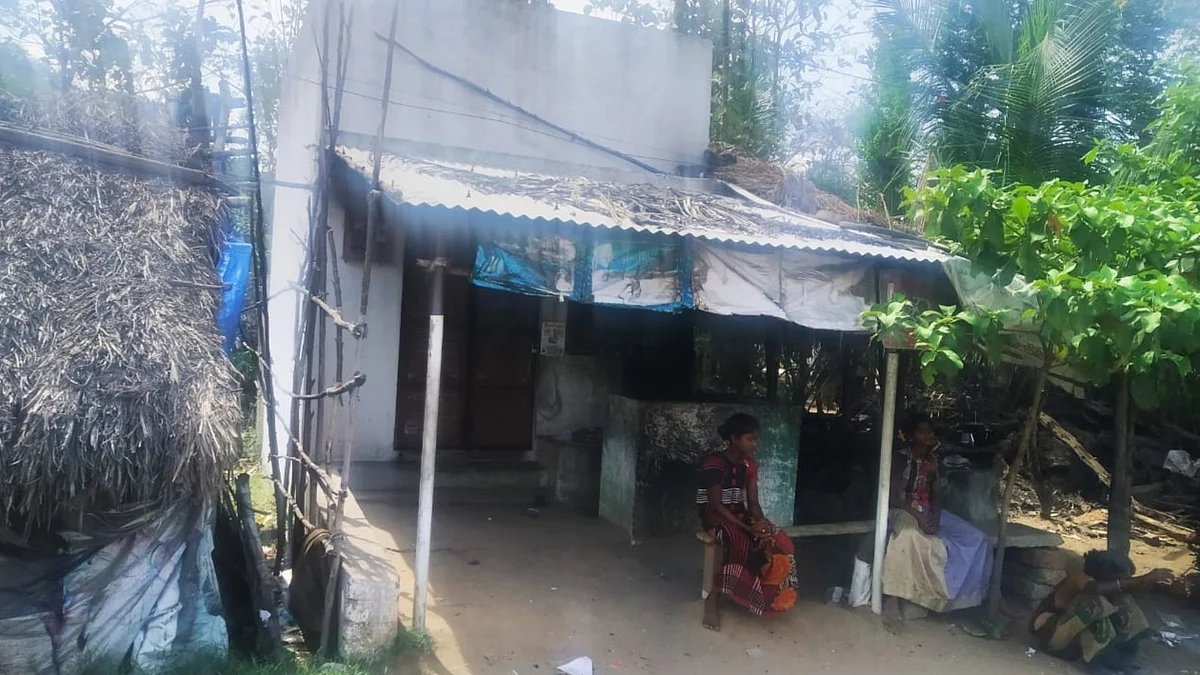சிறுமி ஜெயஸ்ரீயின் வீடு