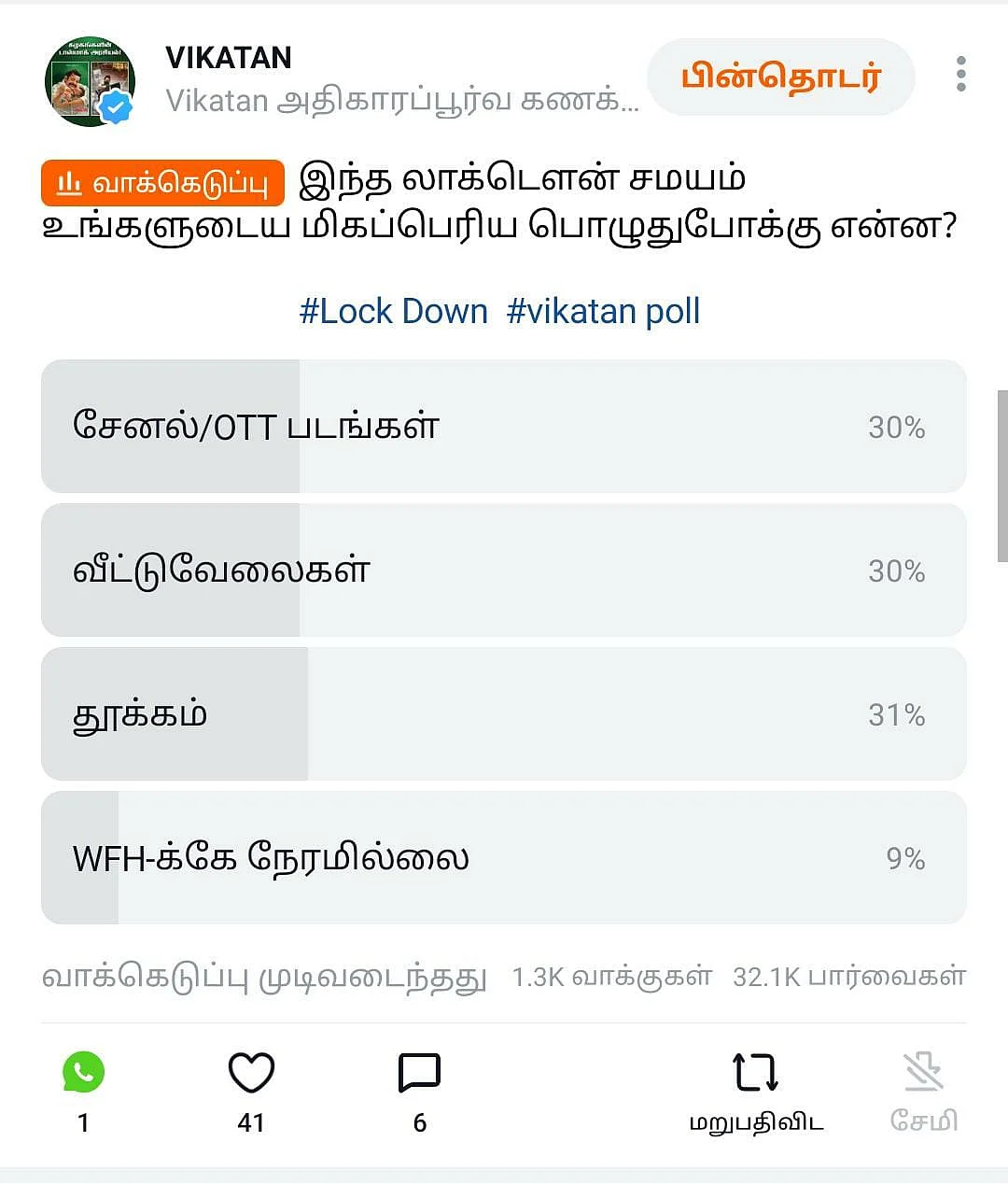 Helo Poll