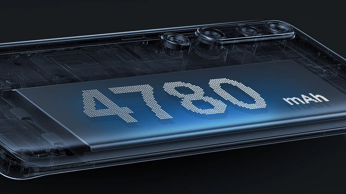 4,780 mAh பேட்டரி