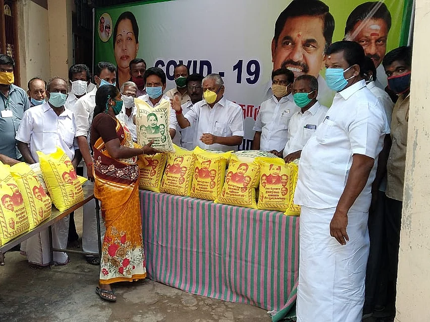 `காமராஜ் அள்ளிக் கொடுக்கிறார், துரைக்கண்ணு..?!' - கொரோனா நிவாரணத்தால் கொதிக்கும் பாபநாசம் மக்கள்
