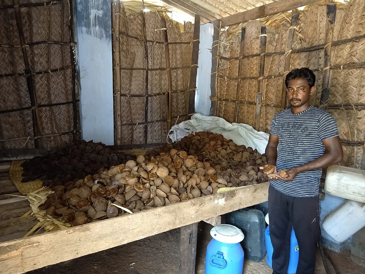 தேக்கம் அடைந்த கருப்பட்டி