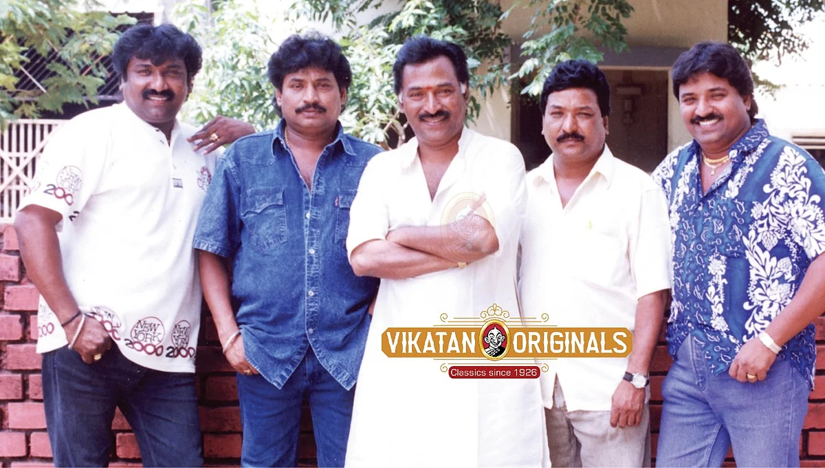 தம்பிகளுடன் தேவா