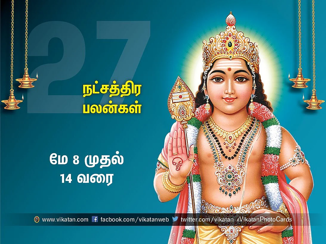 நட்சத்திரப் பலன்கள் - மே 8 முதல் 14 வரை #VikatanPhotoCards