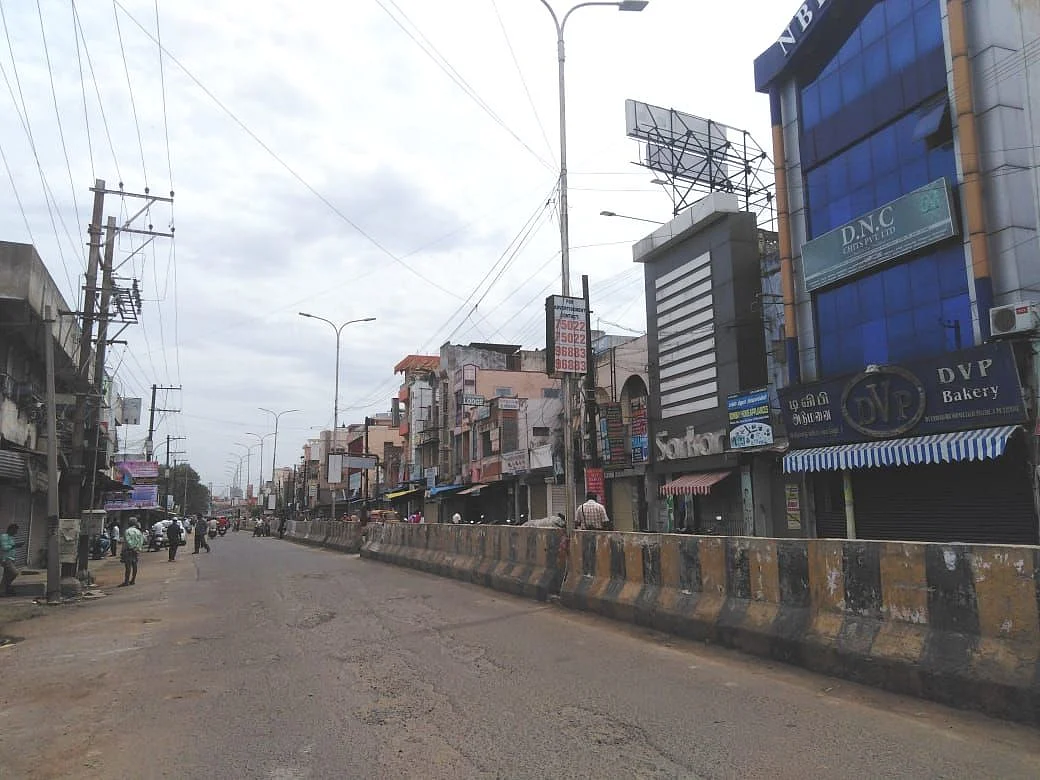 வேலூர் மார்க்கெட் பகுதி