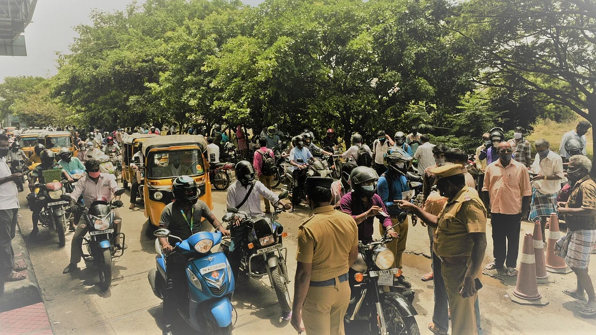 சென்னையில் வாகன சோதனை