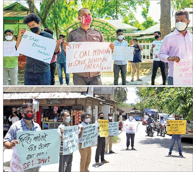 டெஹிங் பட்காய் யானைகள் பாதுகாப்புப் பகுதியில் நிலக்கரி சுரங்கத் திட்டத்தை எதிர்த்து...