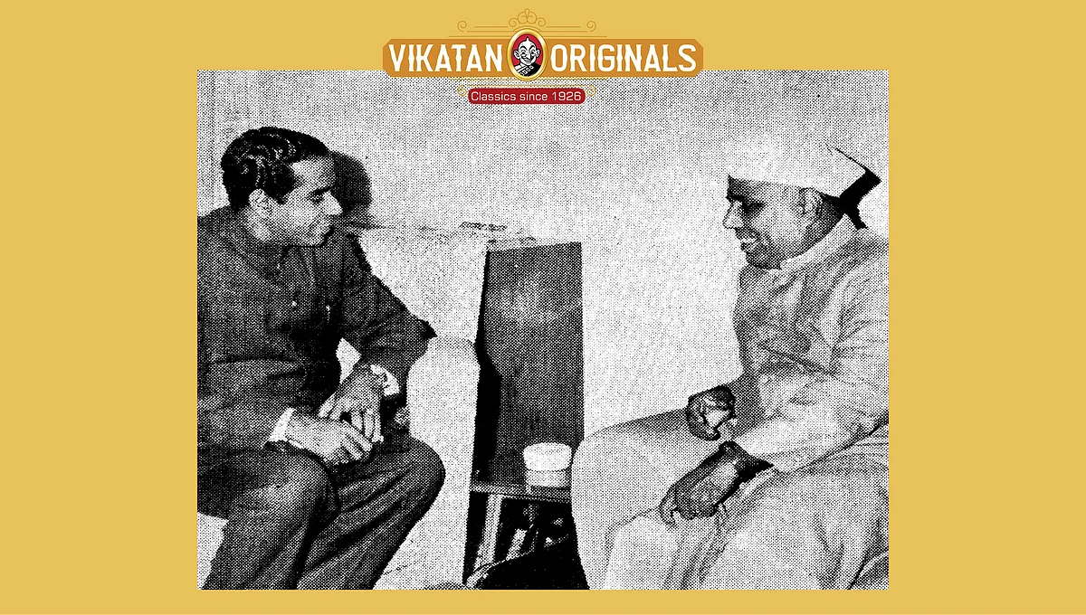 23.12.1962 தேதியிட்ட ஆனந்த விகடன் இதழில் வெளியான Y.B. சவான் பேட்டி