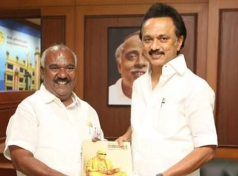 ஸ்டாலினுடன் செஞ்சி எம்.எல்.ஏ மஸ்தான்