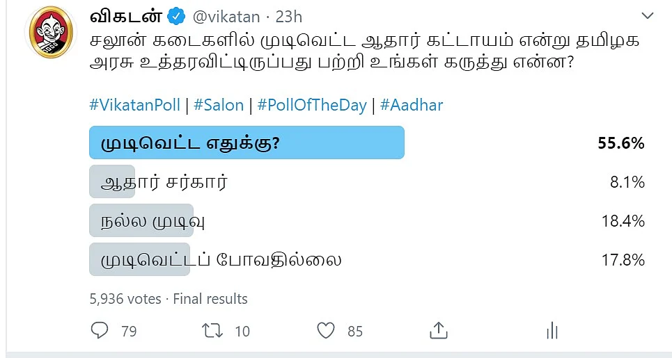 Vikatan Poll