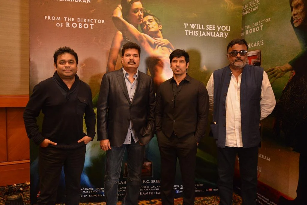 Shankar, AR Rahman, Vikram and PC Sriram