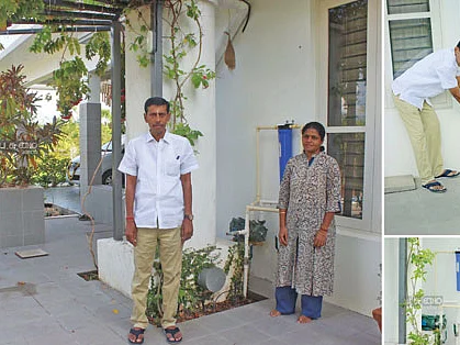 வீட்டில் மழைநீர்ச் சேகரிப்பு, கழிவு நீரில் இயற்கை விவசாயம்!