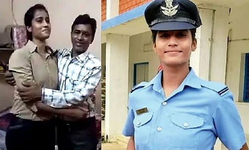 தந்தைக்கு இதைவிட பெரிய பரிசா? -விமானப்படையில் பட்டம் பெற்ற டீக்கடைக்காரரின் மகள்