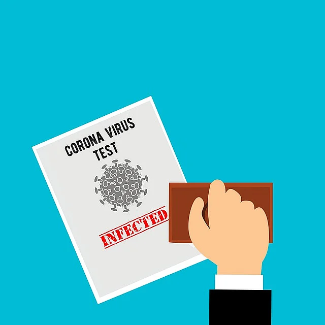 corona test result