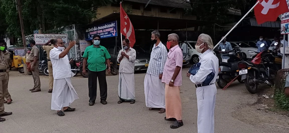 நாகர்கோவிலில் சி.பி.எம் ஆர்ப்பாட்டம்