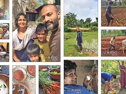 சமத்து ஜெயலலிதா... குறும்பு கபாலி... நடிகர் கிஷோரின் ஊரடங்கு விவசாயம்!