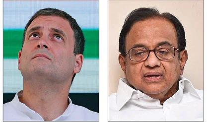 ராகுல் காந்தி - ப.சிதம்பரம்