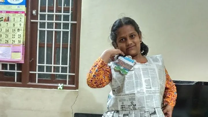 Newspaper dress