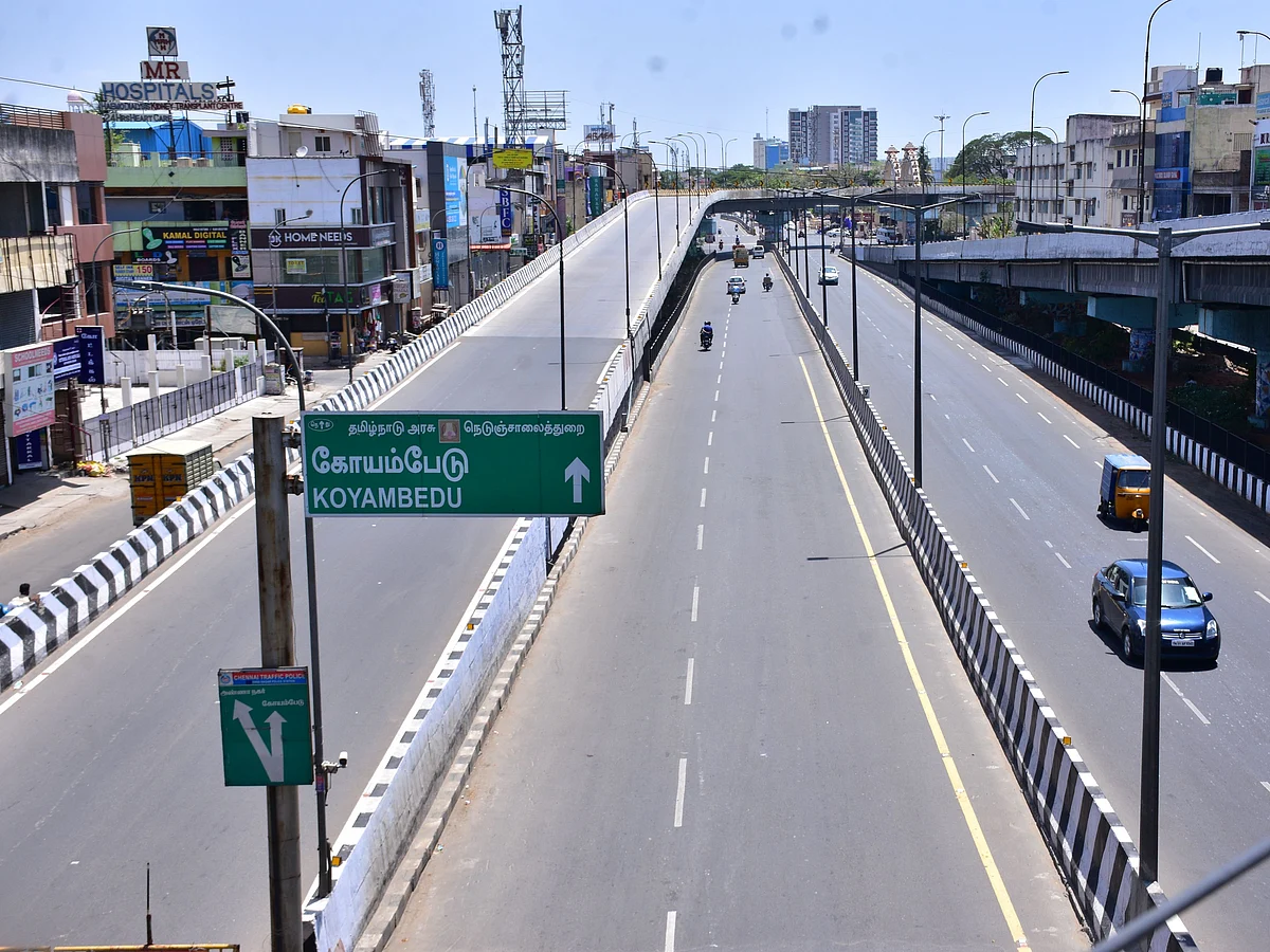 முழு ஊரடங்கின் முதல் நாள்... வெறிச்சோடிய சென்னை மாநகரம்! #Photos