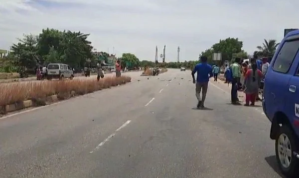 விபத்து நடந்த இடம்