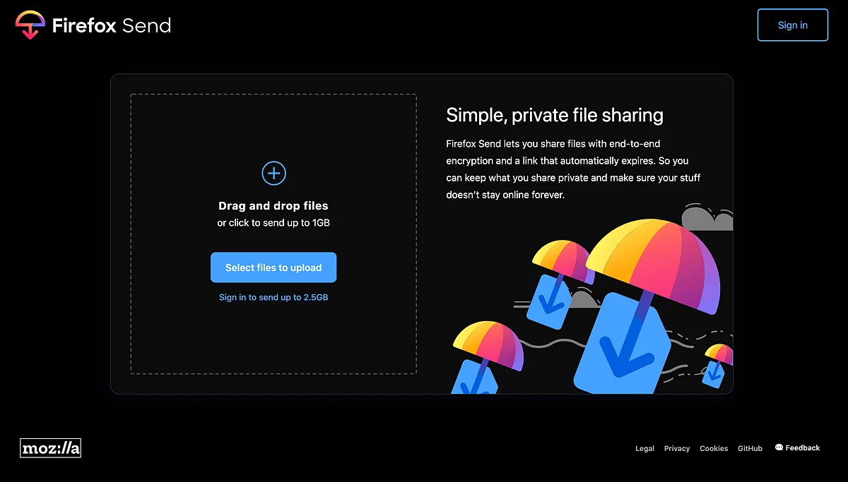 Firefox Send