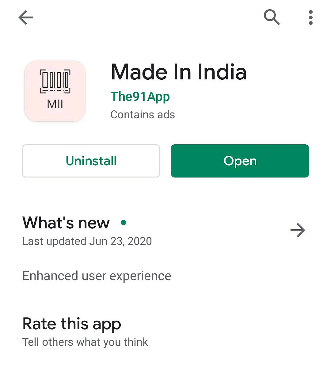 Made In India App