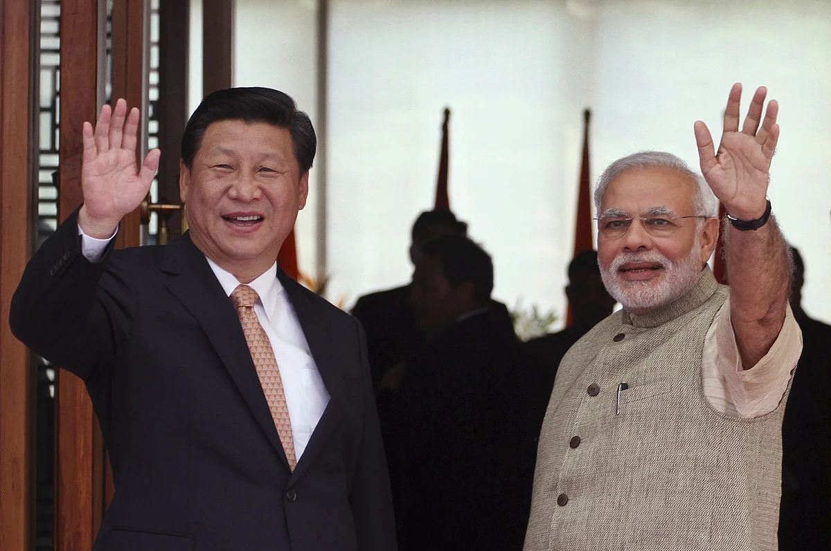 Xi Jinping and Narendra Modi