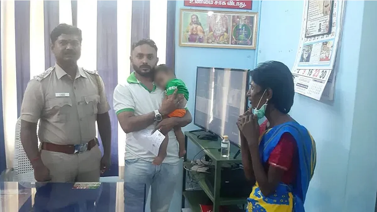 குழந்தை அசோக்குடன் முகமது அலி
